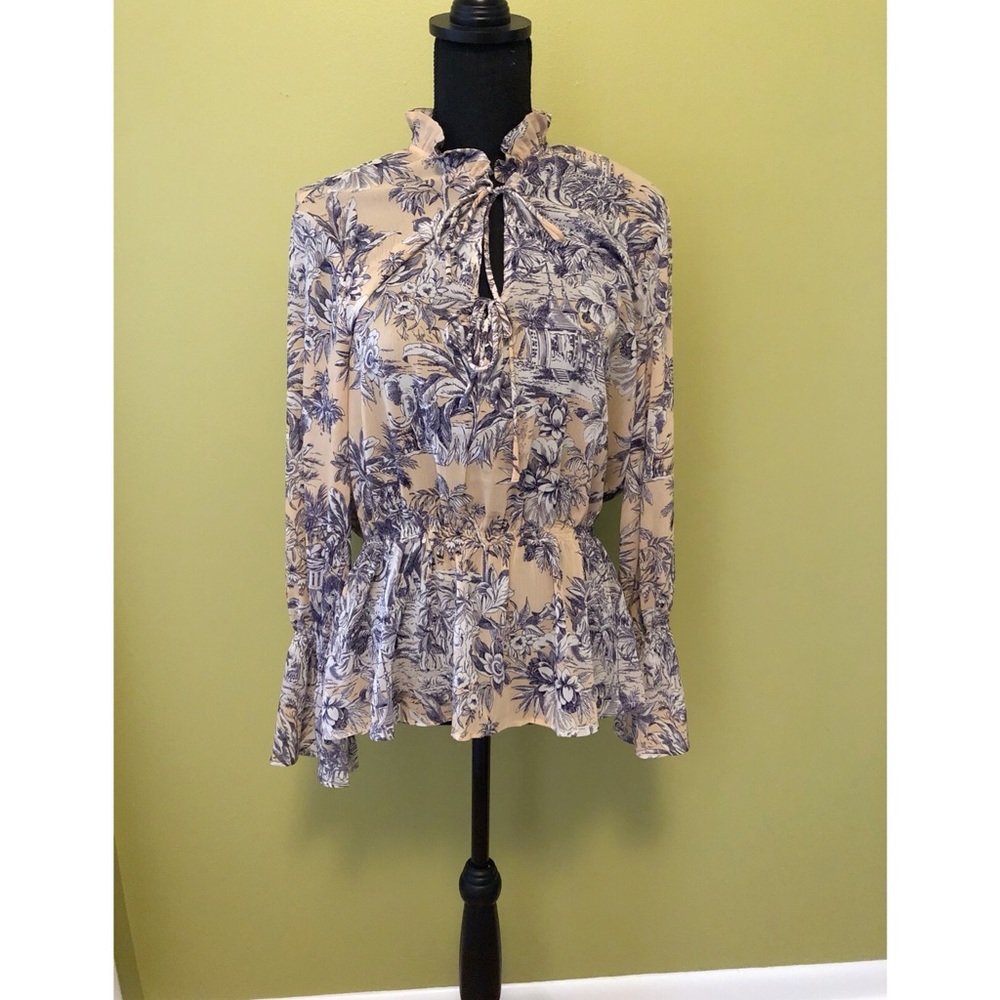 Sheer Mango Blouse - Never Worn